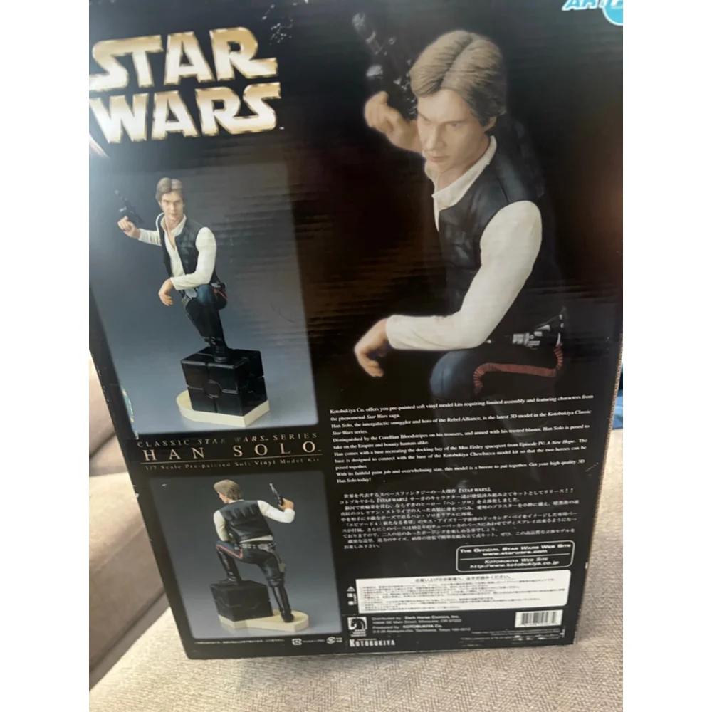 Han Solo 1/7 Scale Vinyl Model Snap Fit Kit Star Wars Figure ArtFX in box